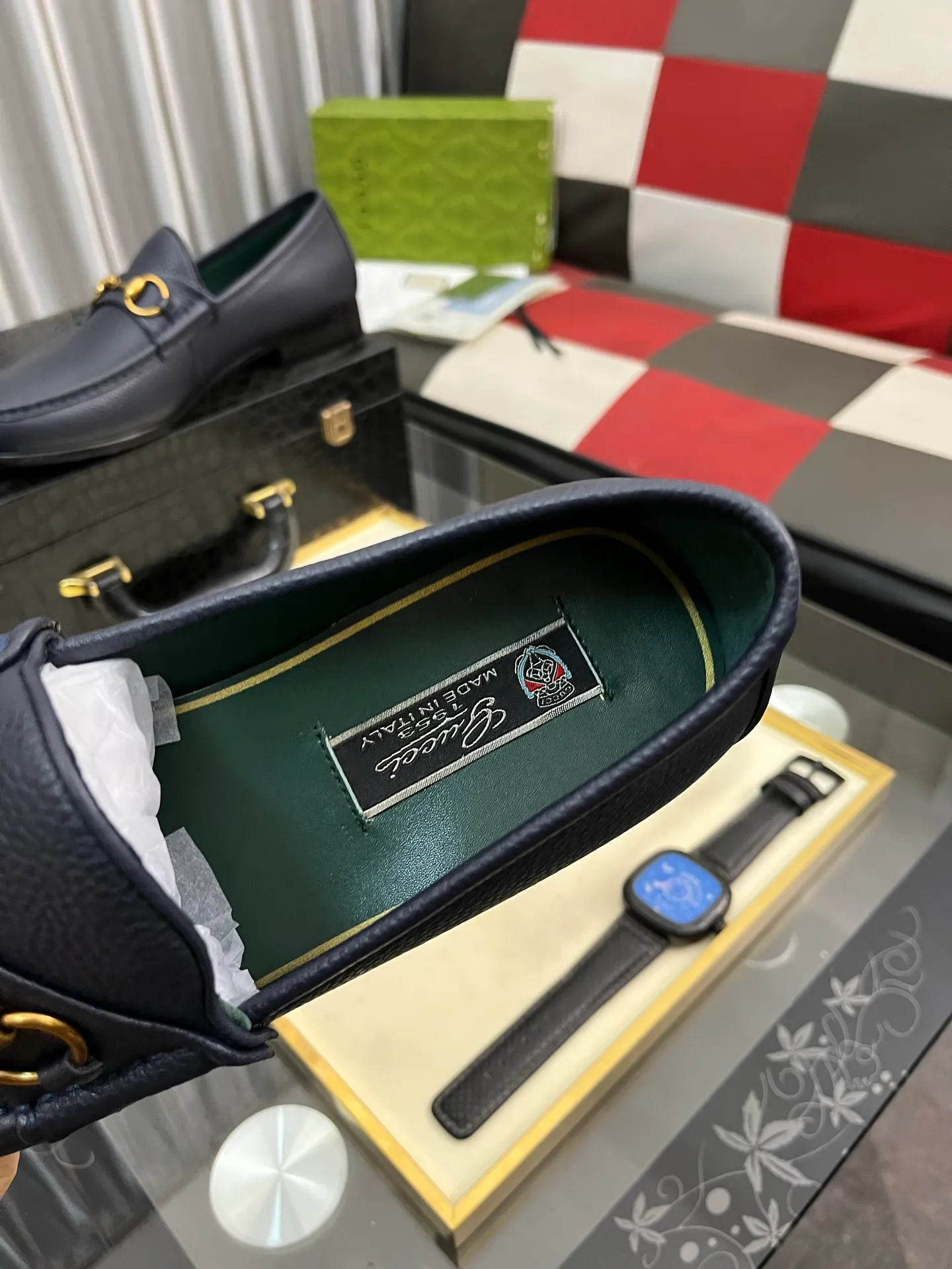 Men's Men's Shoes 💰540⌚️⌚️【GUCCI】The most popular classic Gucci leather shoes. Synchronized with the official website, the upper is made of Italian first-layer cowhide ➕cowhide lining, with unique brand and unique craftsmanship. Highlighting the hot style of the new year. Stop hesitating, stop wandering, get it now. Digital: 38--444️⃣colors available